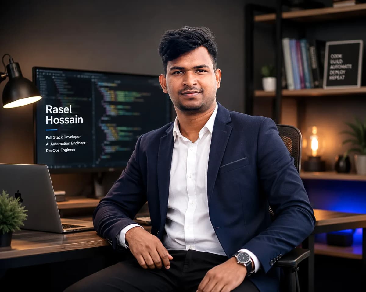 Photo of Rasel Hossain at work